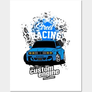 Powerful of M3 E30 custom engine Posters and Art